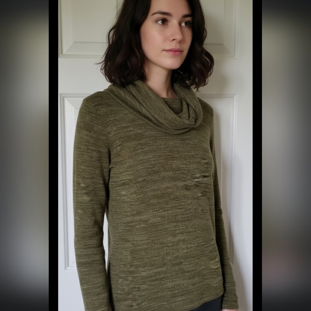 Doublju S Butter Soft Cowl Neck Top